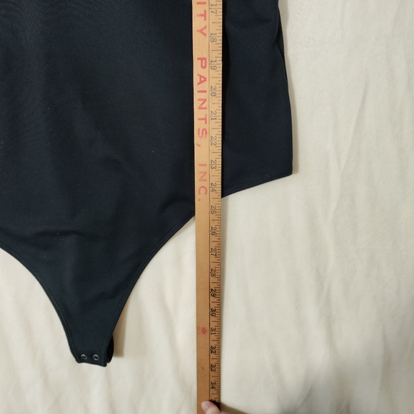 Abercrombie and Fitch soft a&f collection black thong body suit size xxl - Picture 8 of 10